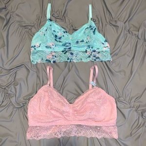 NWT Victoria’s Secret PINK lace bralettes